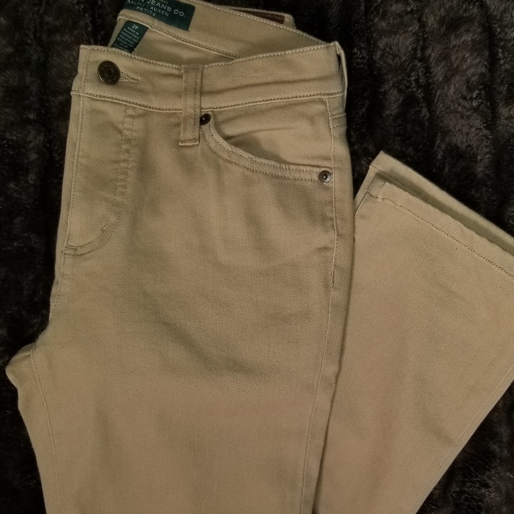 Lauren Jeans by Ralph Lauren Tan Jeans